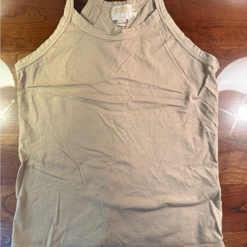 Nation LTD organic cotton Tan Tank Top TAN COLOR